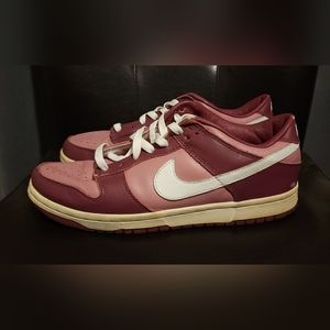 RARE Nike Dunk Low Pro Pink/Burgundy/White Sneaker